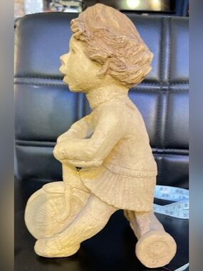 1970's Lee Bortin Sculptures Girl
On Tricycle
